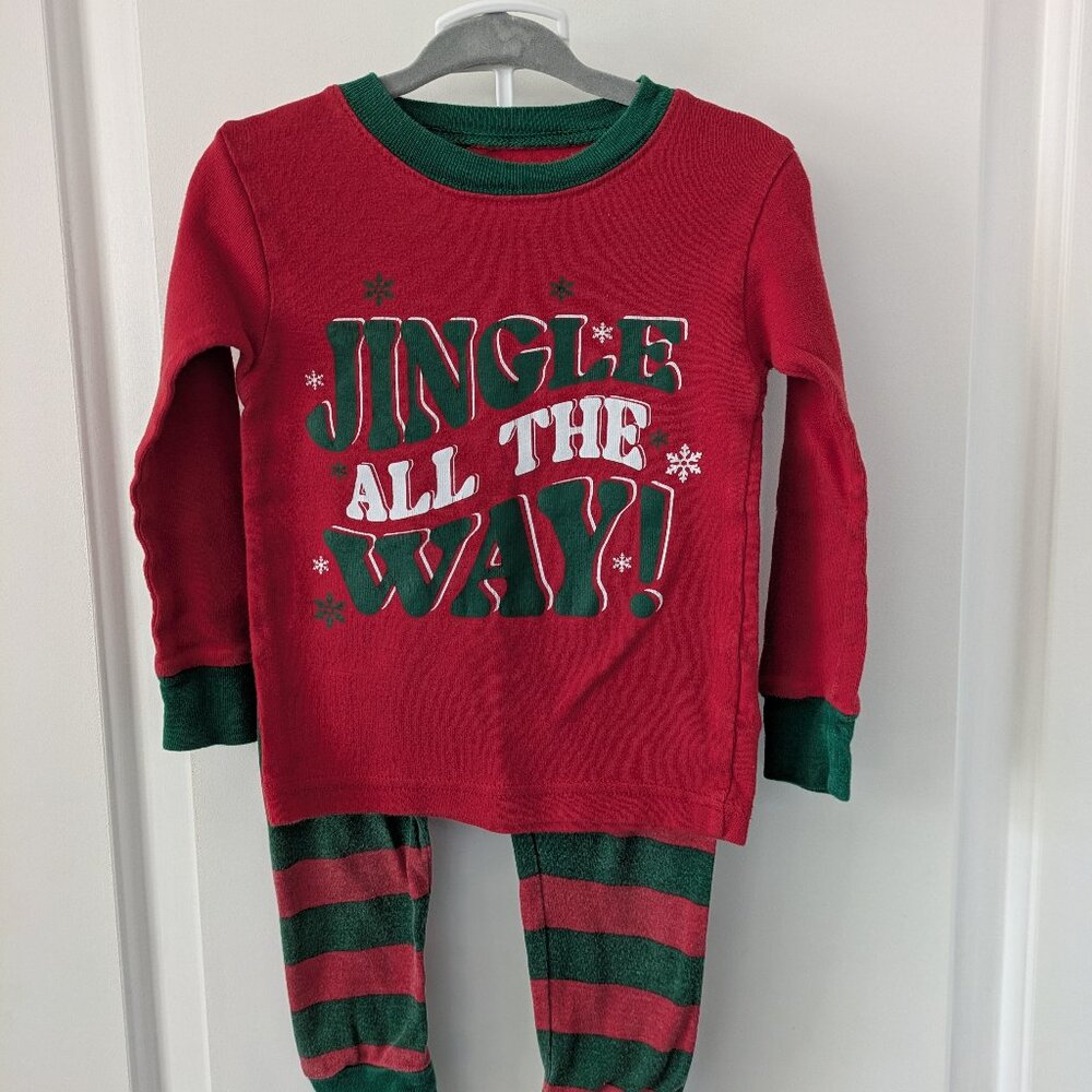 2T Carter's Holiday Christmas Pajamas - Jingle All the Way